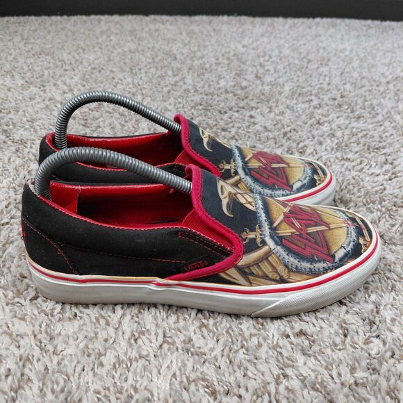 Vans Classic Slip On Slayer Reign In Blood Shoe Men’s 7 Womens 8.5 Metal Album main image 10